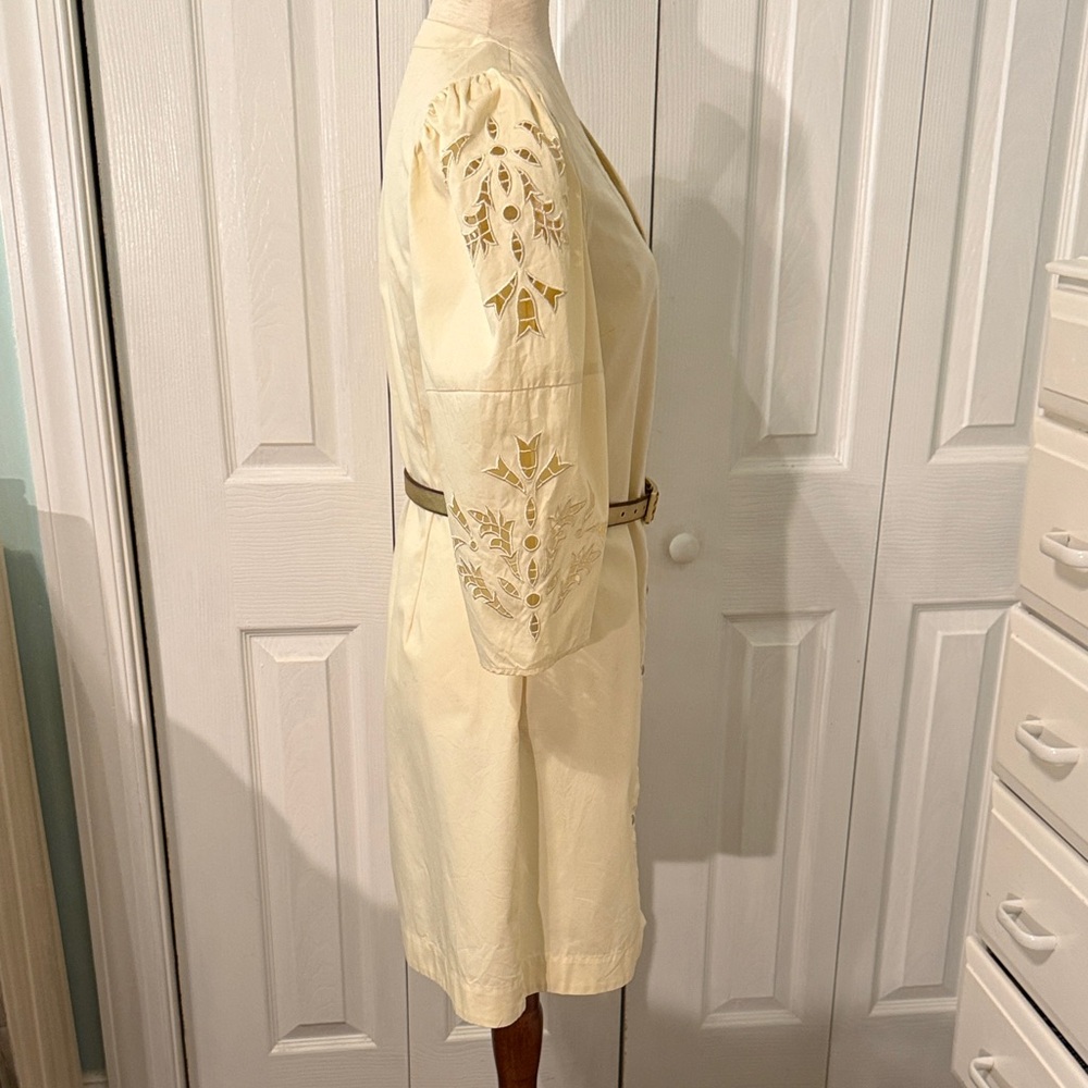 Scotch & Soda Cream Embroidered Mini Dress - Picture 7 of 10